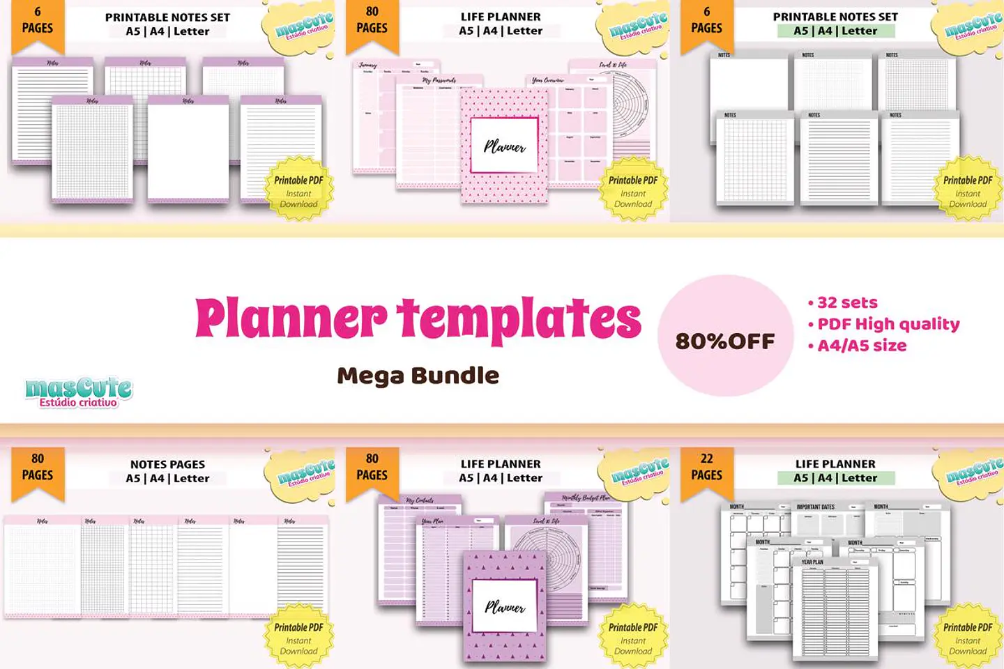 Encadernação - Planner Mega Bundle 1