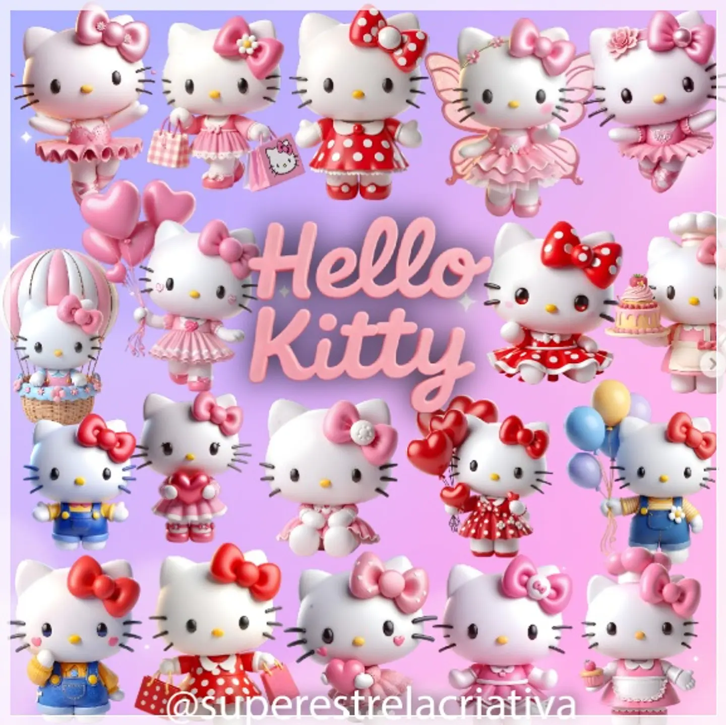 Kit Digital Hello Kitty 33 1