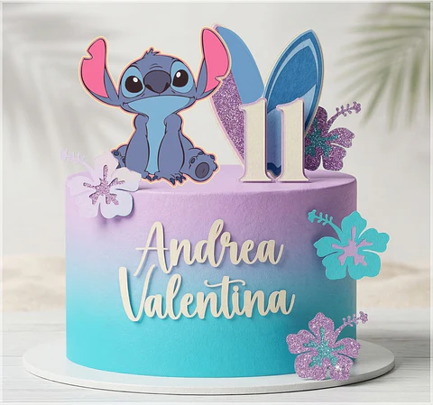 Arquivo de Corte Topo de Bolo Stitch 40