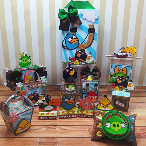 Arquivo de Corte Kit Festa Angry Birds 1