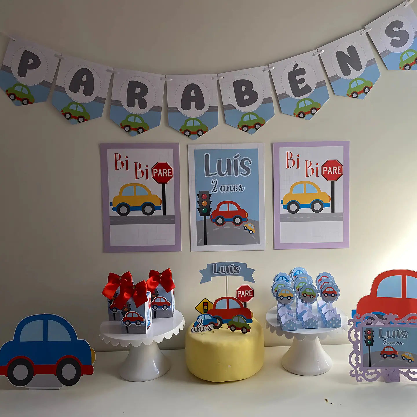 Arquivo de Corte Kit Festa Só um Bolinho Carros 1 1