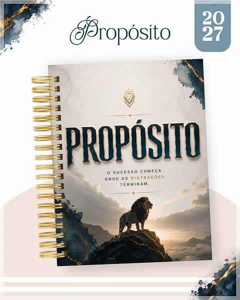 Encadernação - Agenda , Bloquinho , Calendário e Planner Propósito