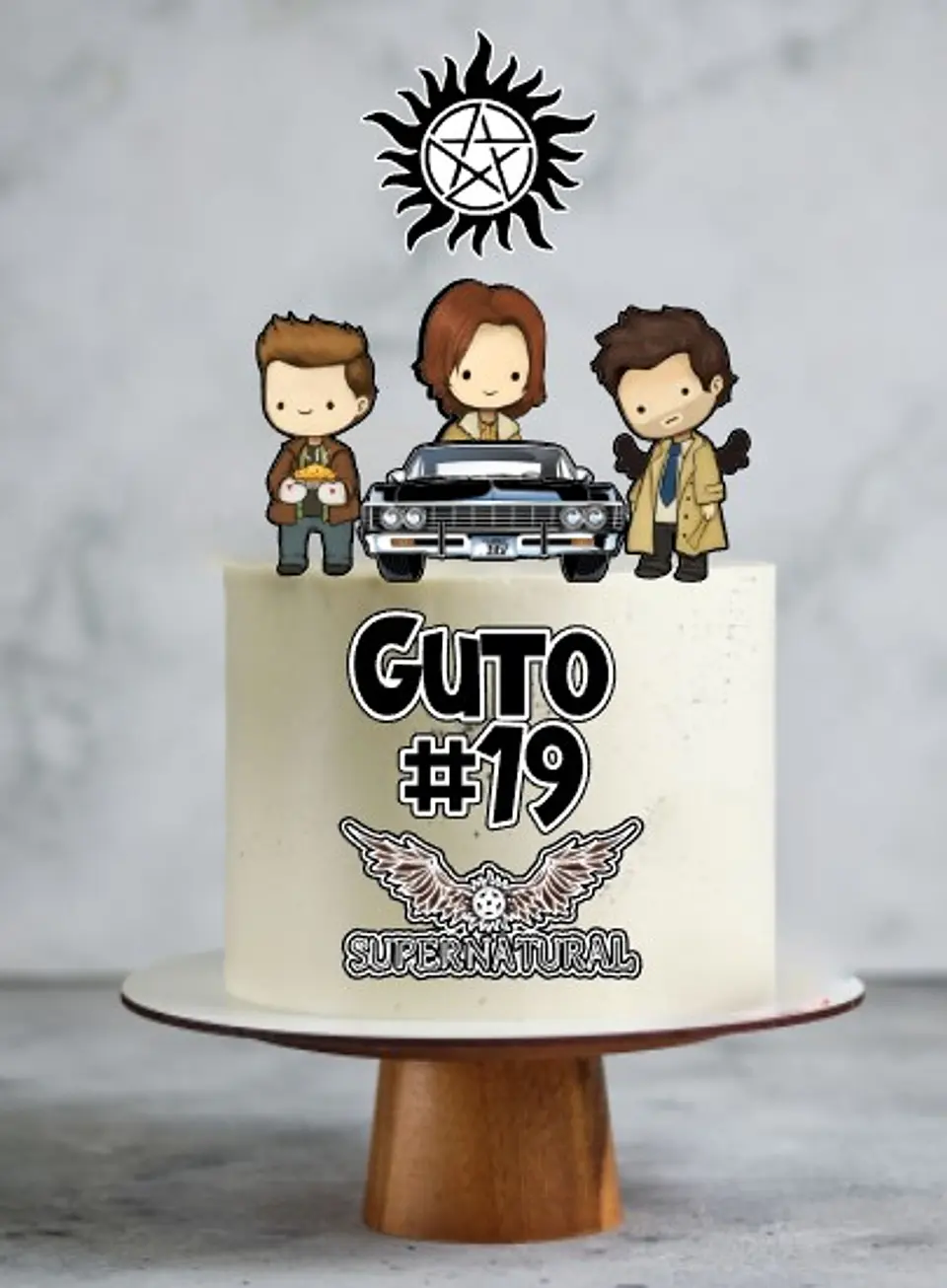 Arquivo de Corte Topo de Bolo Sobrenatural Supernatural 1 1