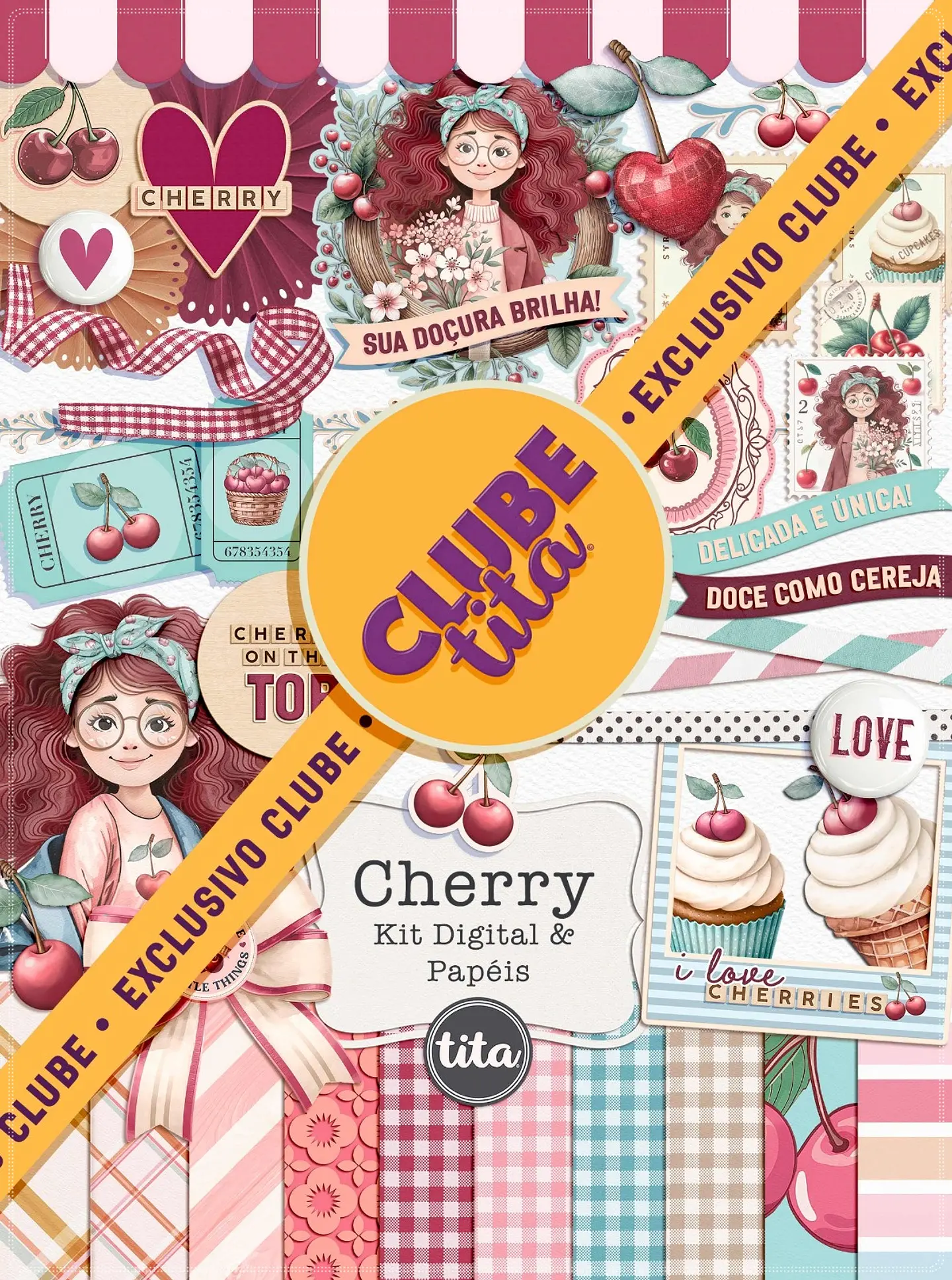 Kit Digital Cerejinha Cherry B 43 1