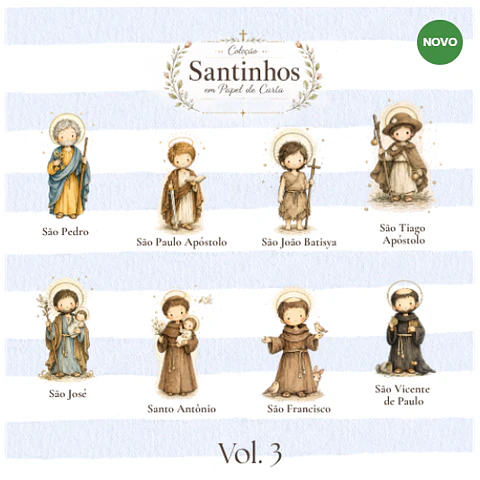 Kit Digital Santinhos em Papel de Carta Vol 03 3