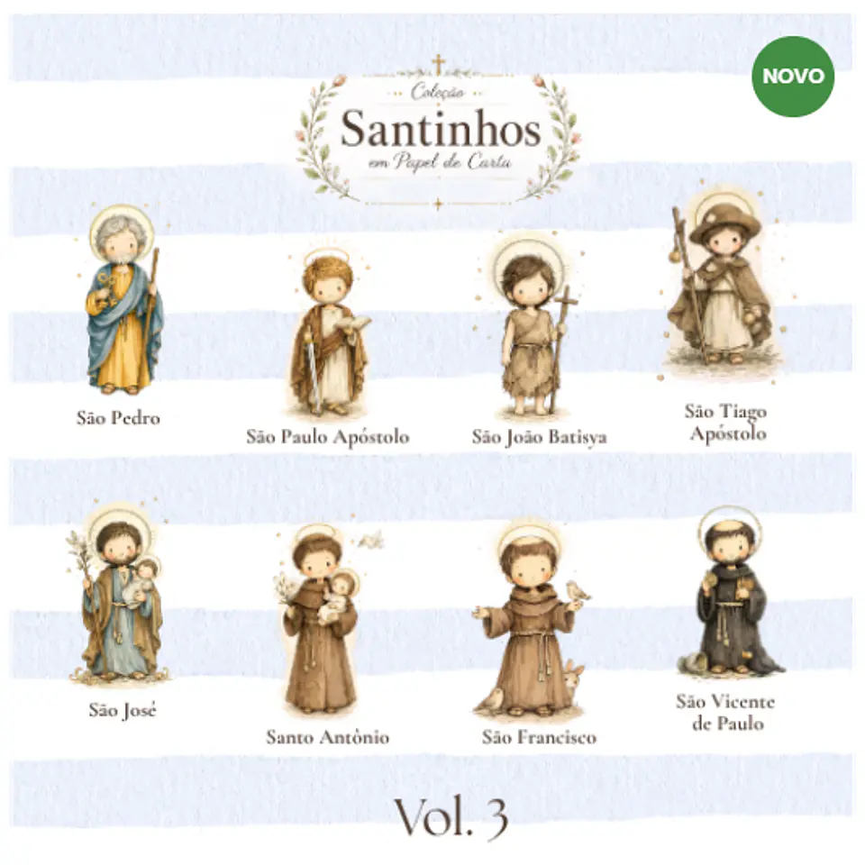 Kit Digital Santinhos em Papel de Carta Vol 03 3 1