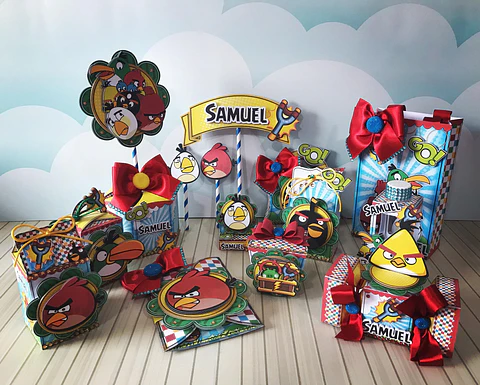 Arquivo de Corte Kit Festa Angry Birds 2