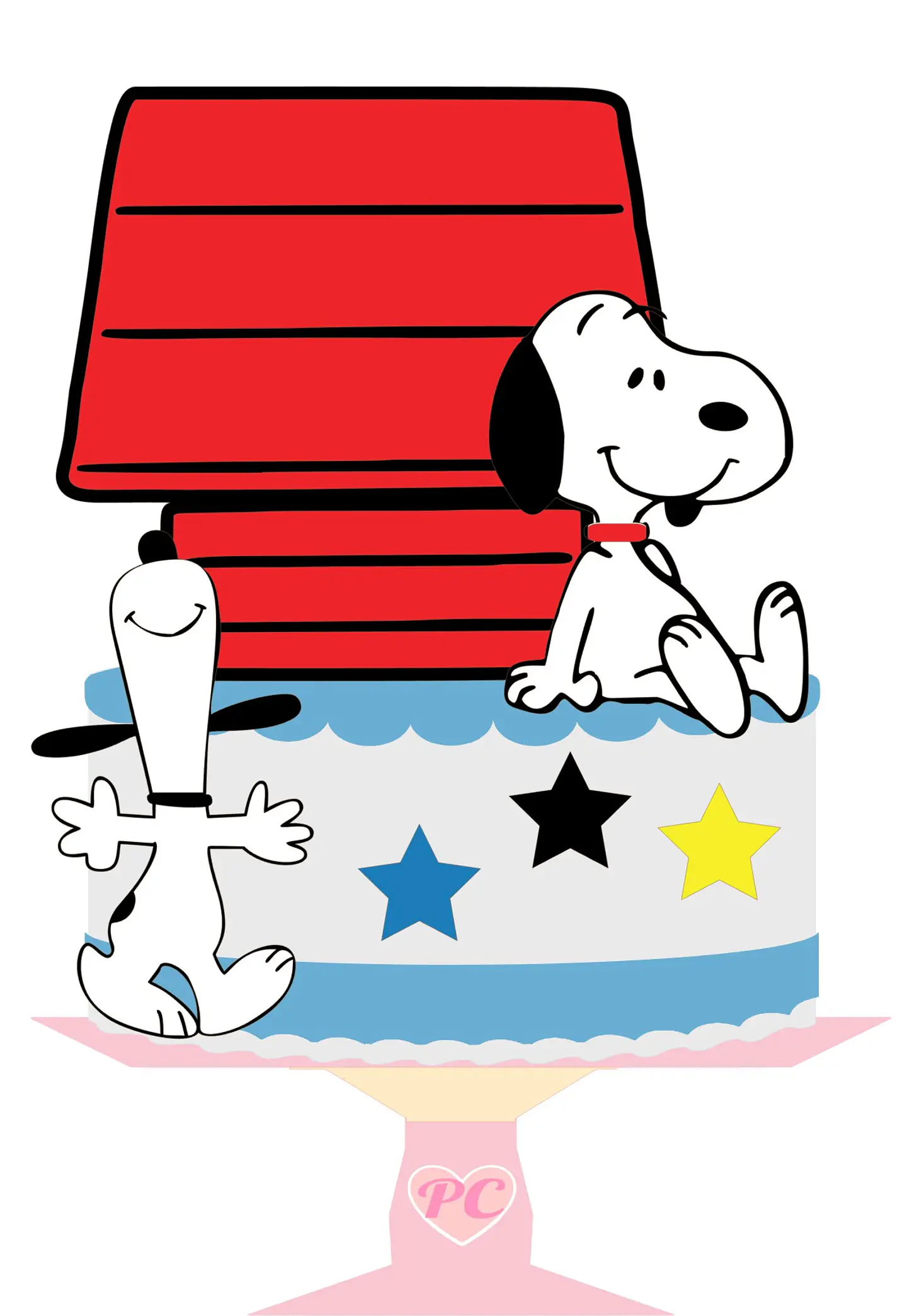 Arquivo de Corte Topo de Bolo Snoopy 8 1