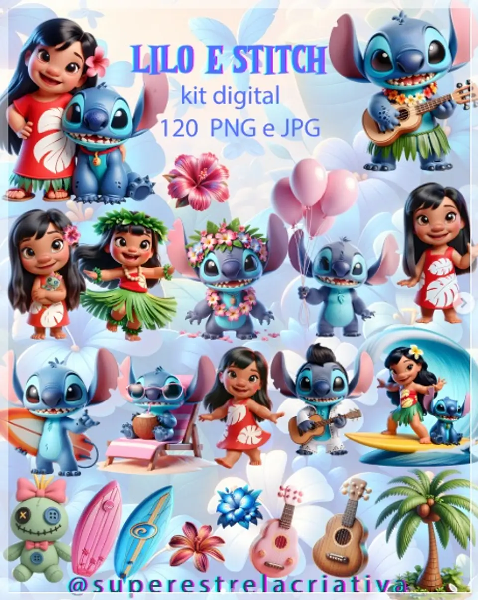 Kit Digital Lilo e Stitch 38 1