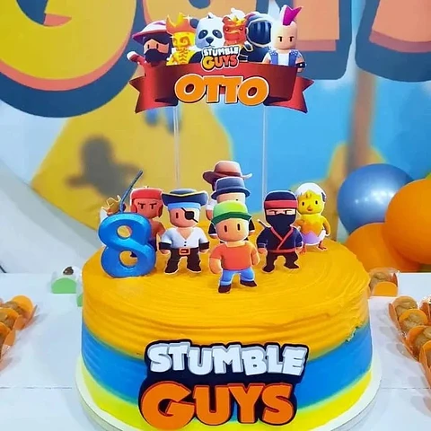 Arquivo de Corte Topo de Bolo Stumble Guys 4