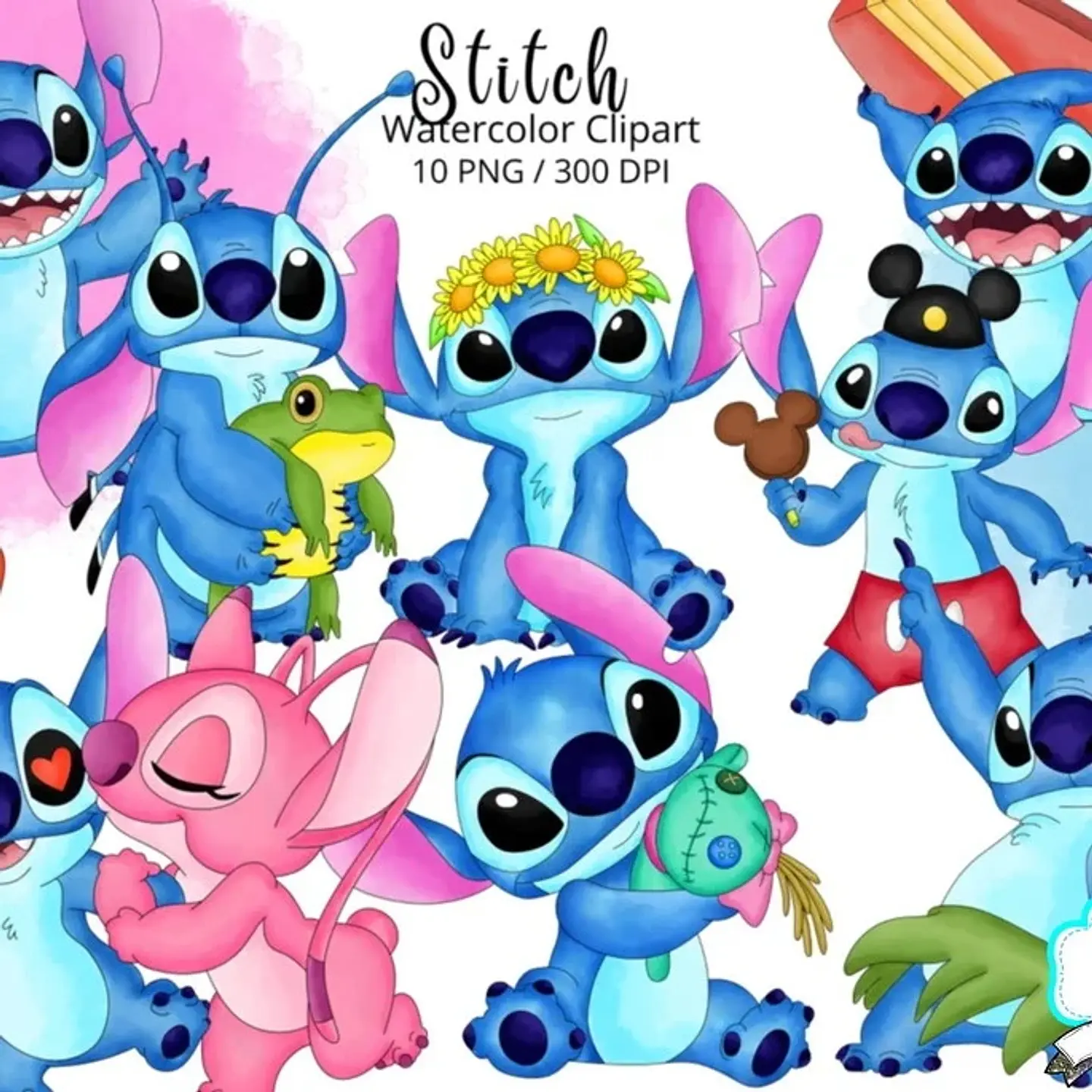 Kit Digital Stitch Aquarela 4 1