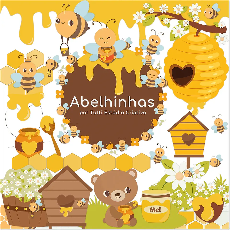 Kit Digital Abelhinha 1 1