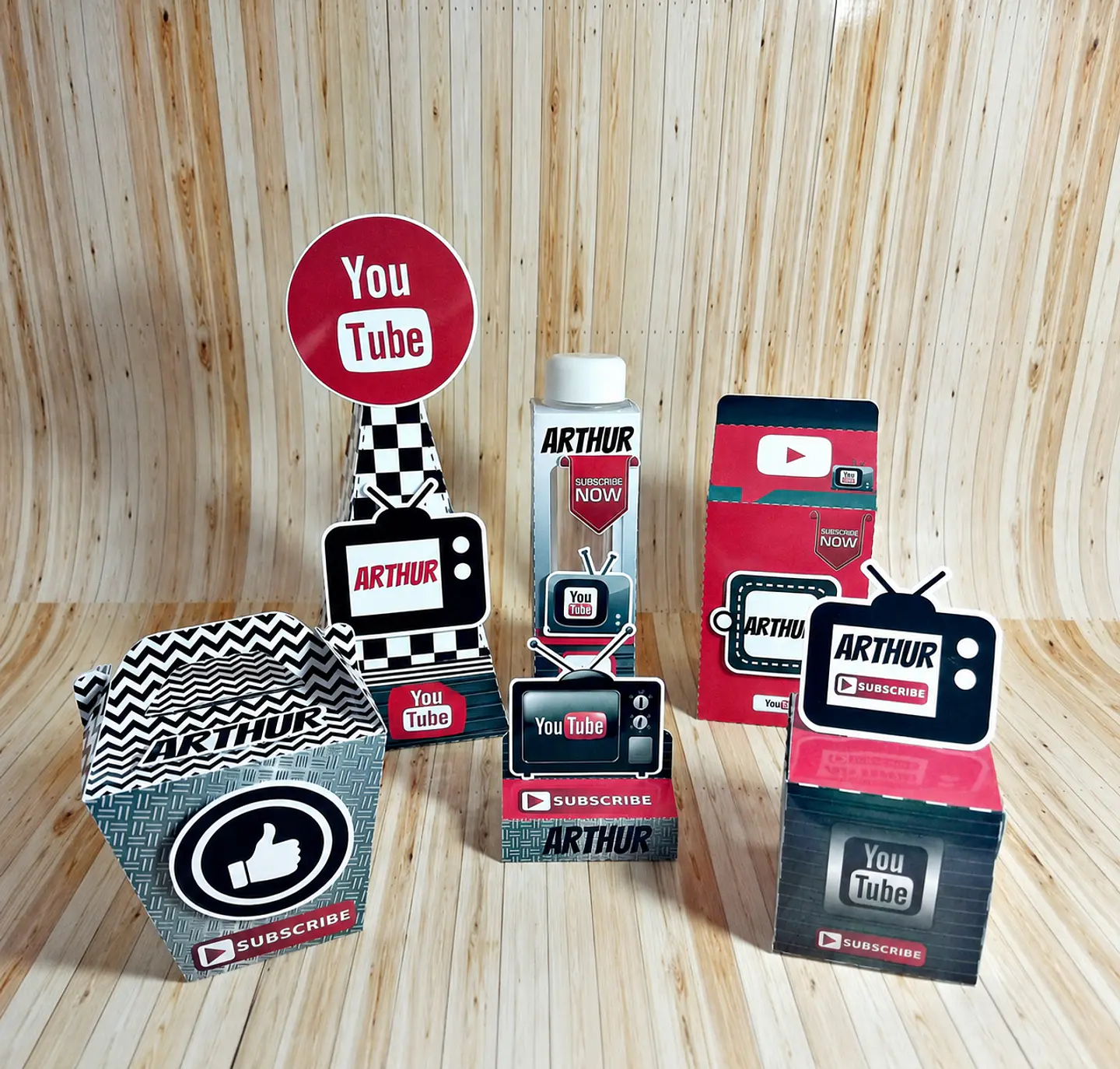 Arquivo de Corte Kit Festa Youtube 1 1