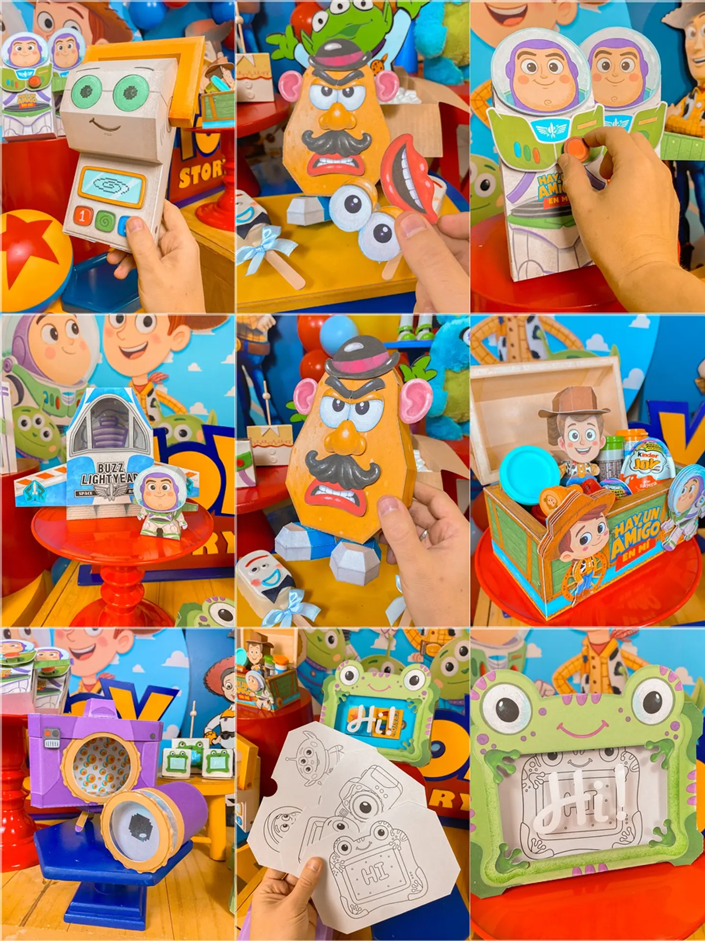 Arquivo de Corte Kit Festa Toy Story 5 4 1