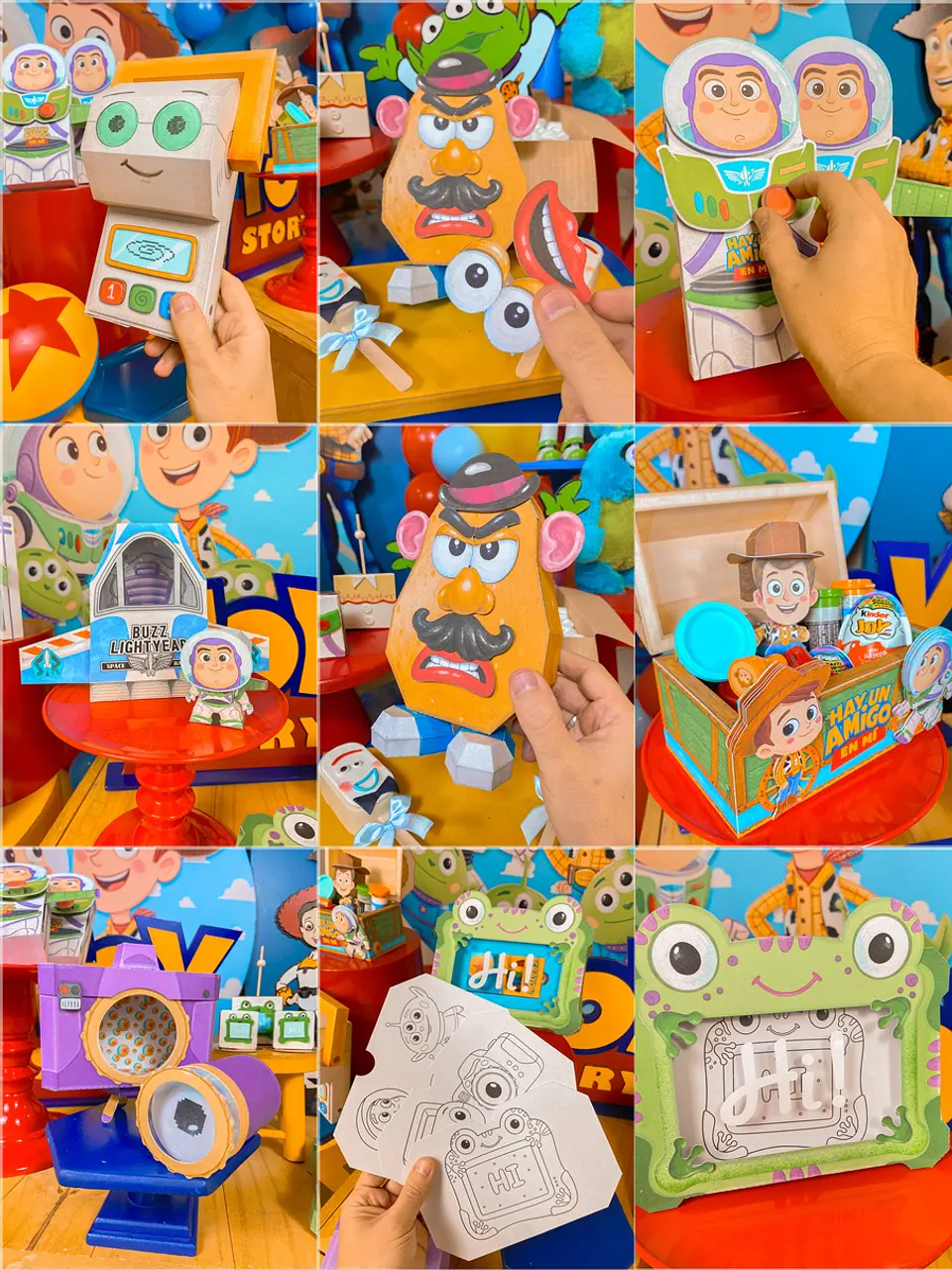 Arquivo de Corte Kit Festa Toy Story 5 4 1