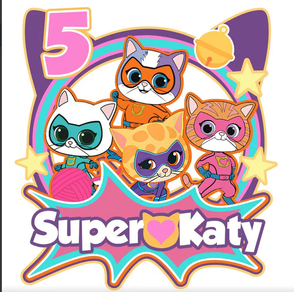 Arquivo de Corte Topo de Bolo Super Kitties 1 1