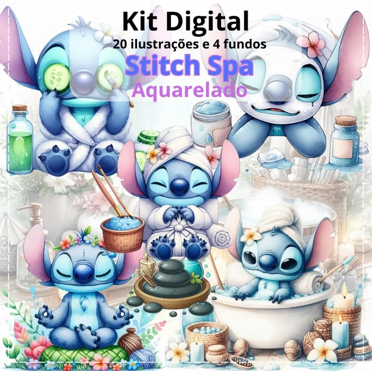 Kit Digital Stitch Spa Aquarela 46 1