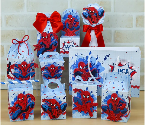 Arquivo de Corte Kit Festa Homem Aranha 1