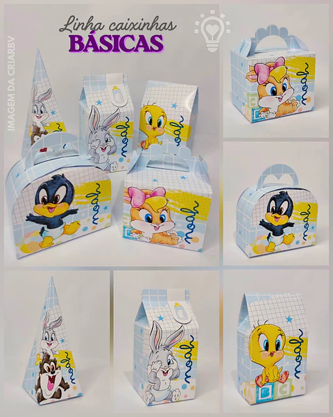 Arquivo de Corte Kit Festa Baby Looney Tunes 6