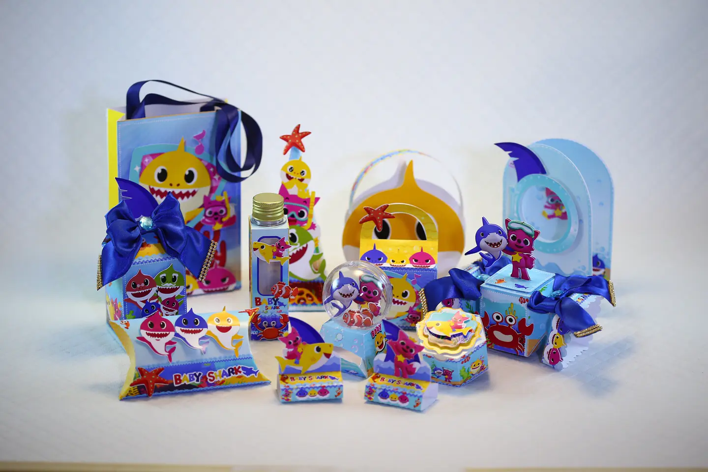 Arquivo de Corte Kit Festa Baby Shark 7 1