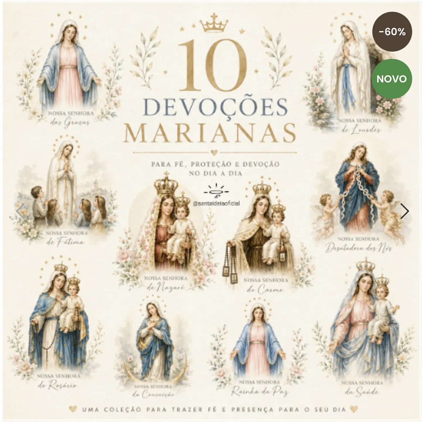 Kit Digital Santos Católicos Vol 02 Devoções Marianas 30 1