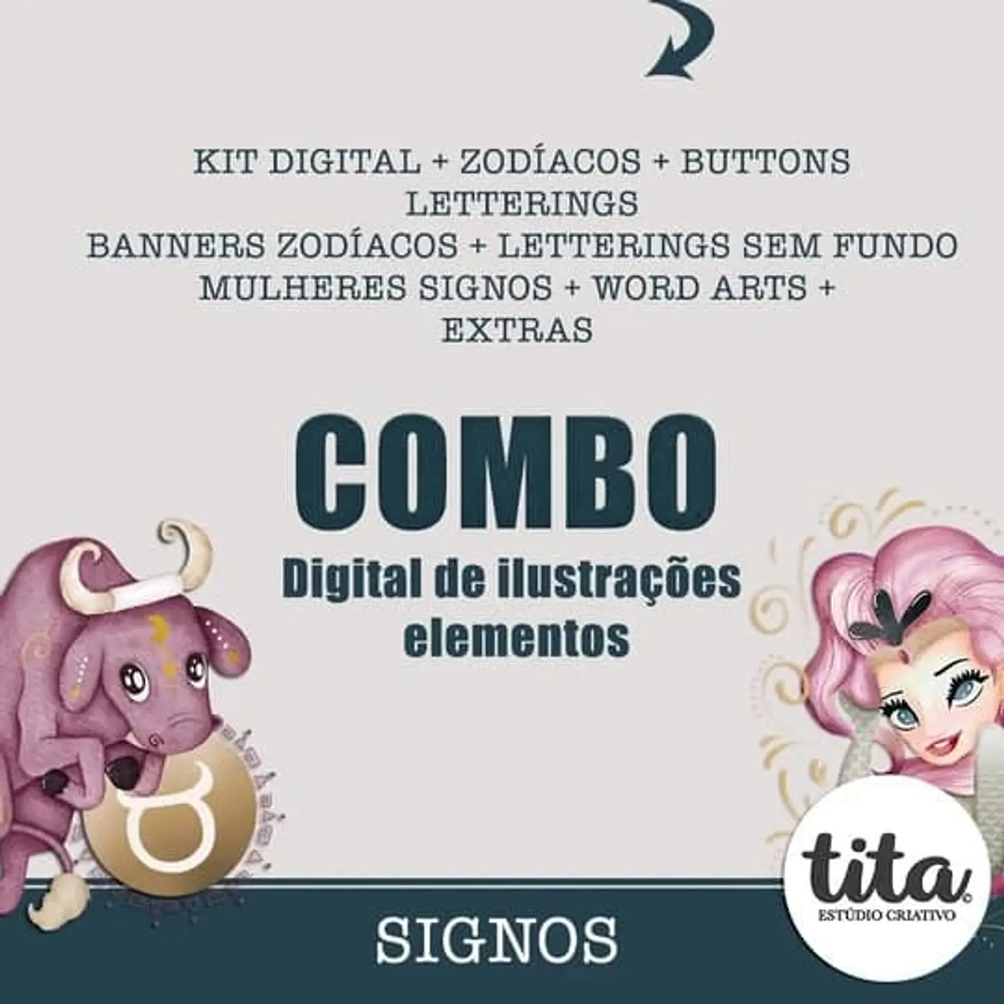Kit Digital Combo Signos 92 1