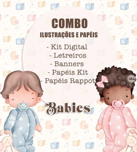 Kit Digital Combo Bebê 63