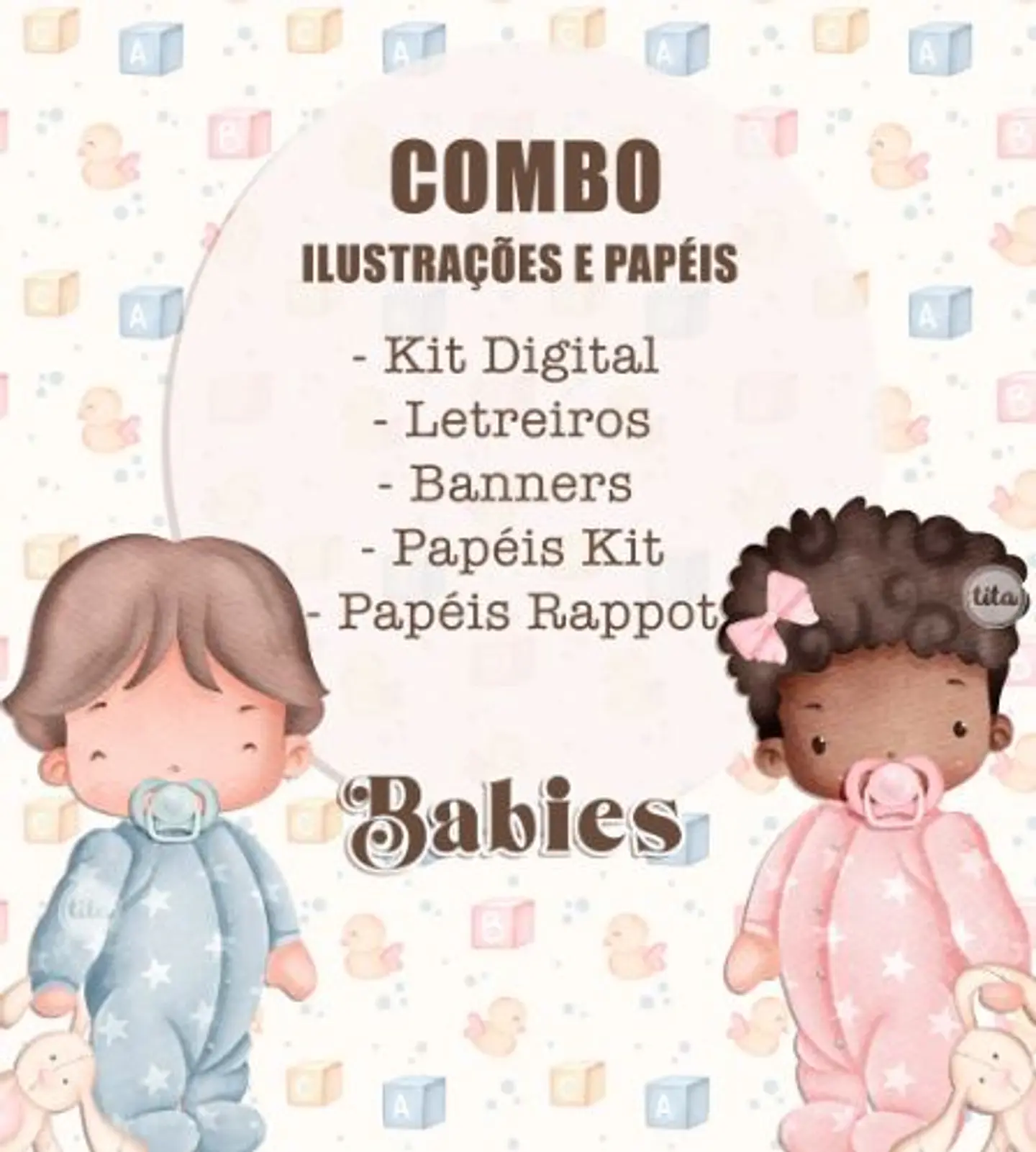 Kit Digital Combo Bebê 63 1