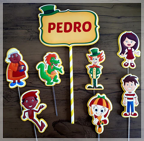 Arquivo de Corte Topo de Bolo Sitio do Picapau Amarelo 1