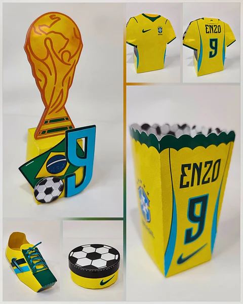 Arquivo de Corte Kit Festa Futebol Copa 6