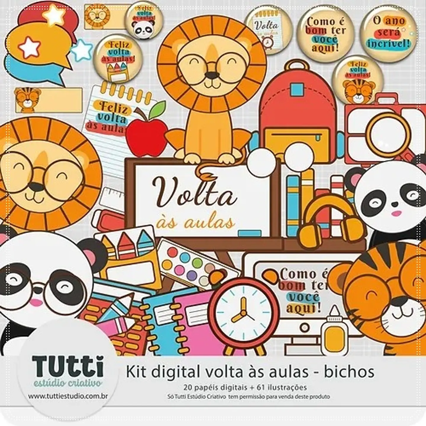 Kit Digital Volta as Aulas Bichos 46 1