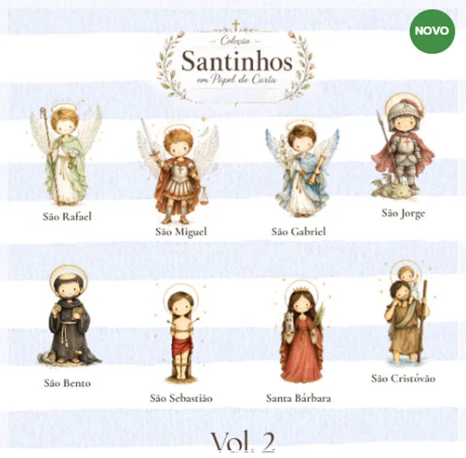 Kit Digital Santinhos em Papel de Carta Vol 02 2 1
