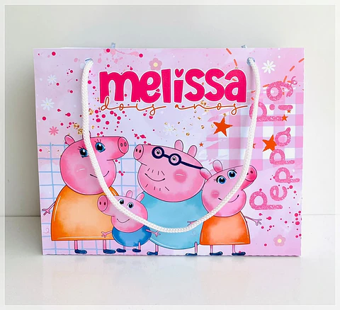 Arquivo de Corte - Sacolinha Peppa Pig
