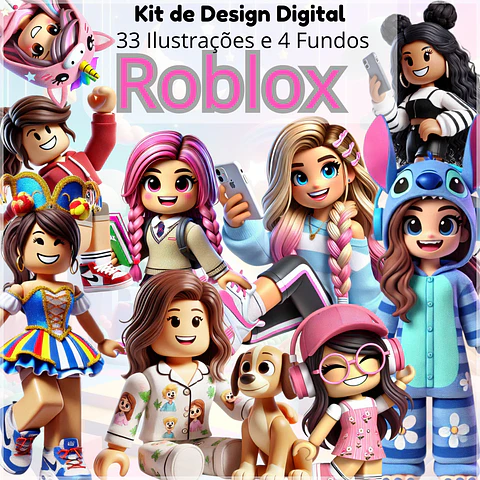 Kit Digital Roblox Menina 37