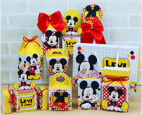Arquivo de Corte Kit Festa Mickey Vintage 2