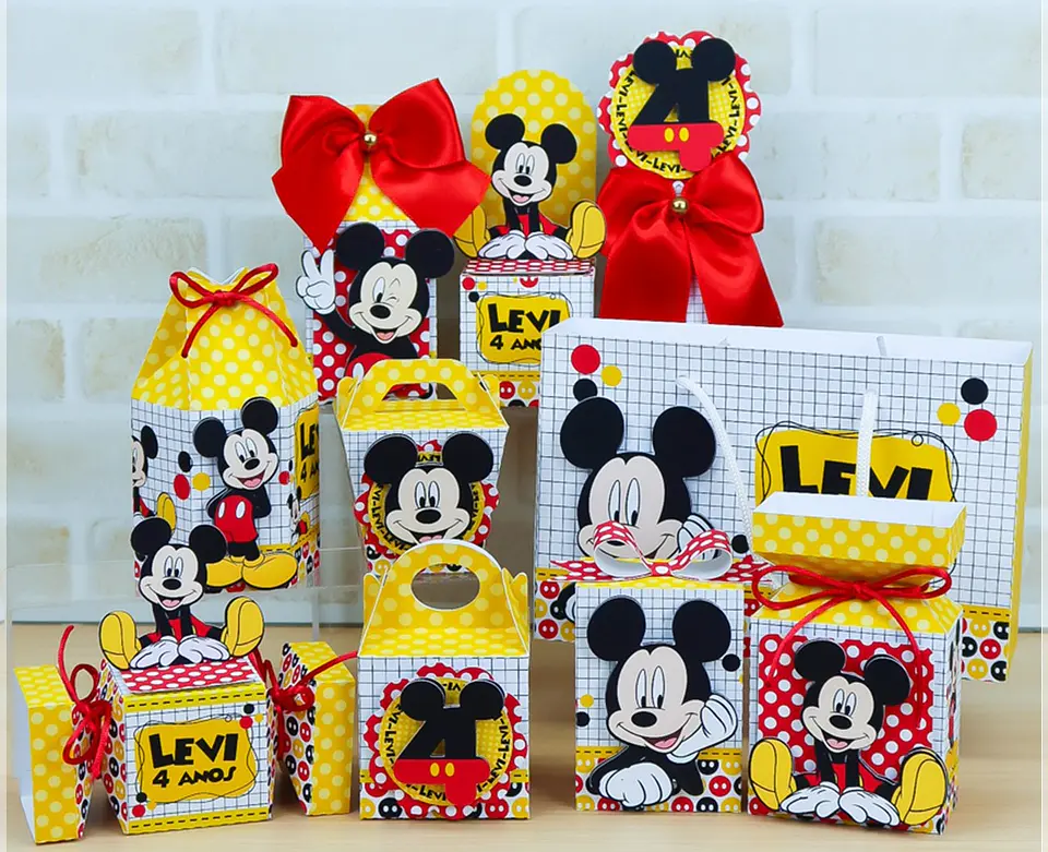 Arquivo de Corte Kit Festa Mickey Vintage 2 1