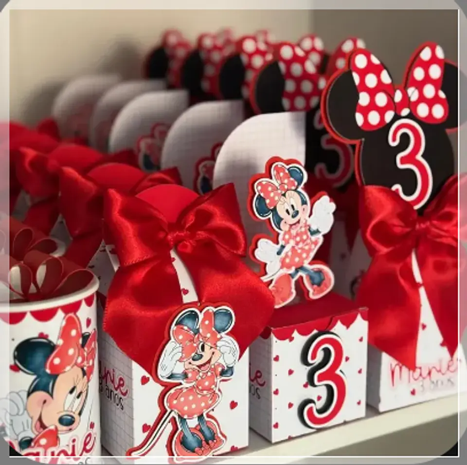 Arquivo de Corte Kit Festa Minnie Vermelha 3 1