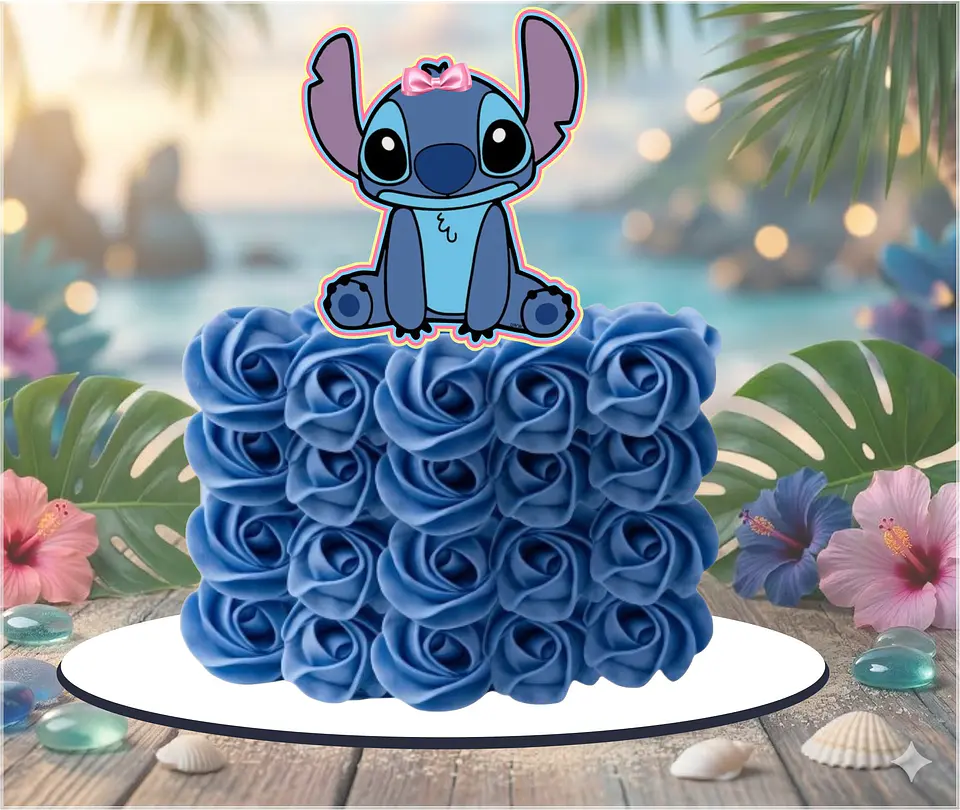 Arquivo de Corte Topo de Bolo Stitch 41 1