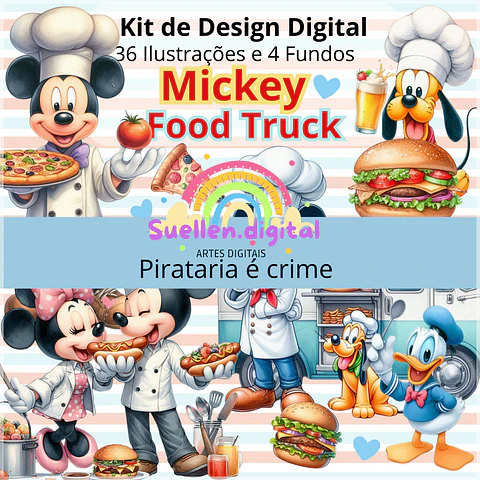Kit Digital Mickey Food Truck 21