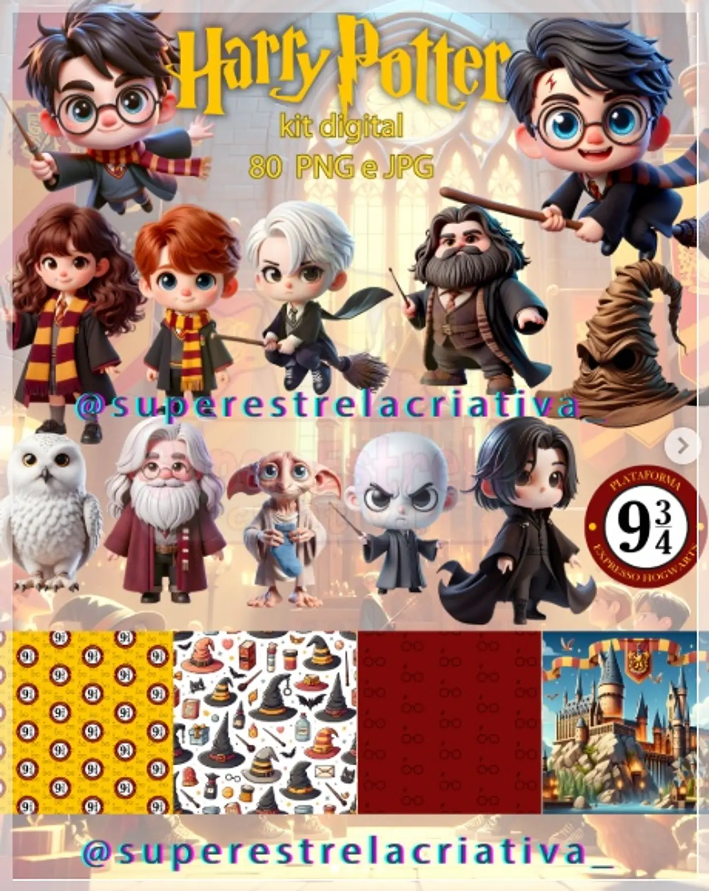 Kit Digital Harry Potter 32 1