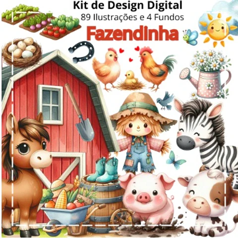 Kit Digital Fazendinha 12