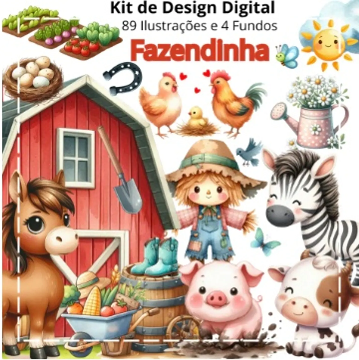 Kit Digital Fazendinha 12 1
