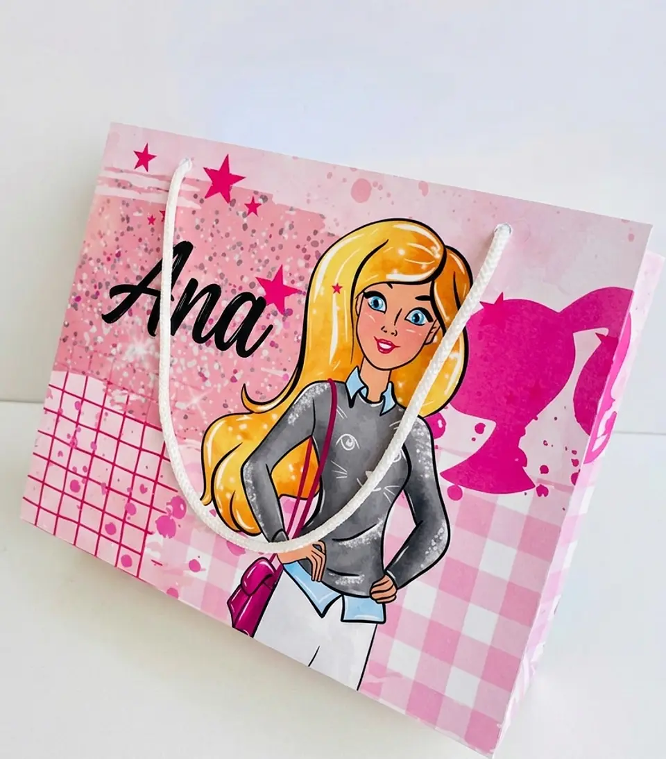 Arquivo de Corte - Sacolinha Barbie 1