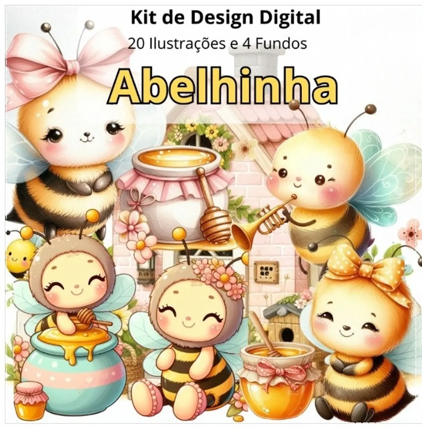 Kit Digital Abelhinha 1 1