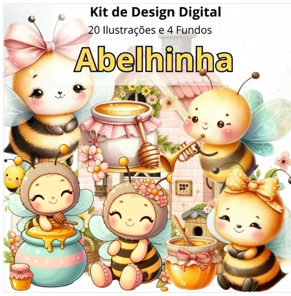 Kit Digital Abelhinha 1 1