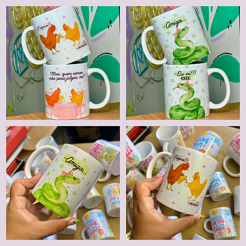 Sublimação - Caneca Amigas 1