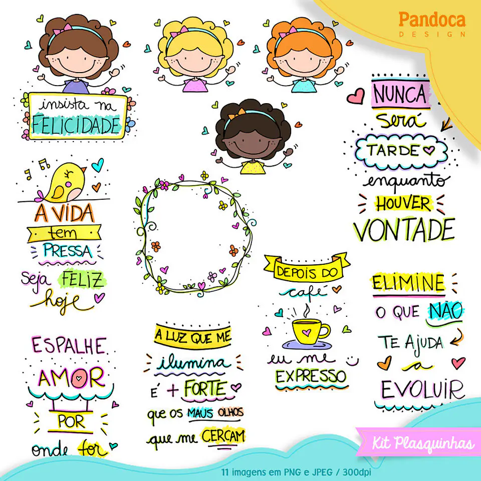 Kit Digital Plaquinhas 41 1