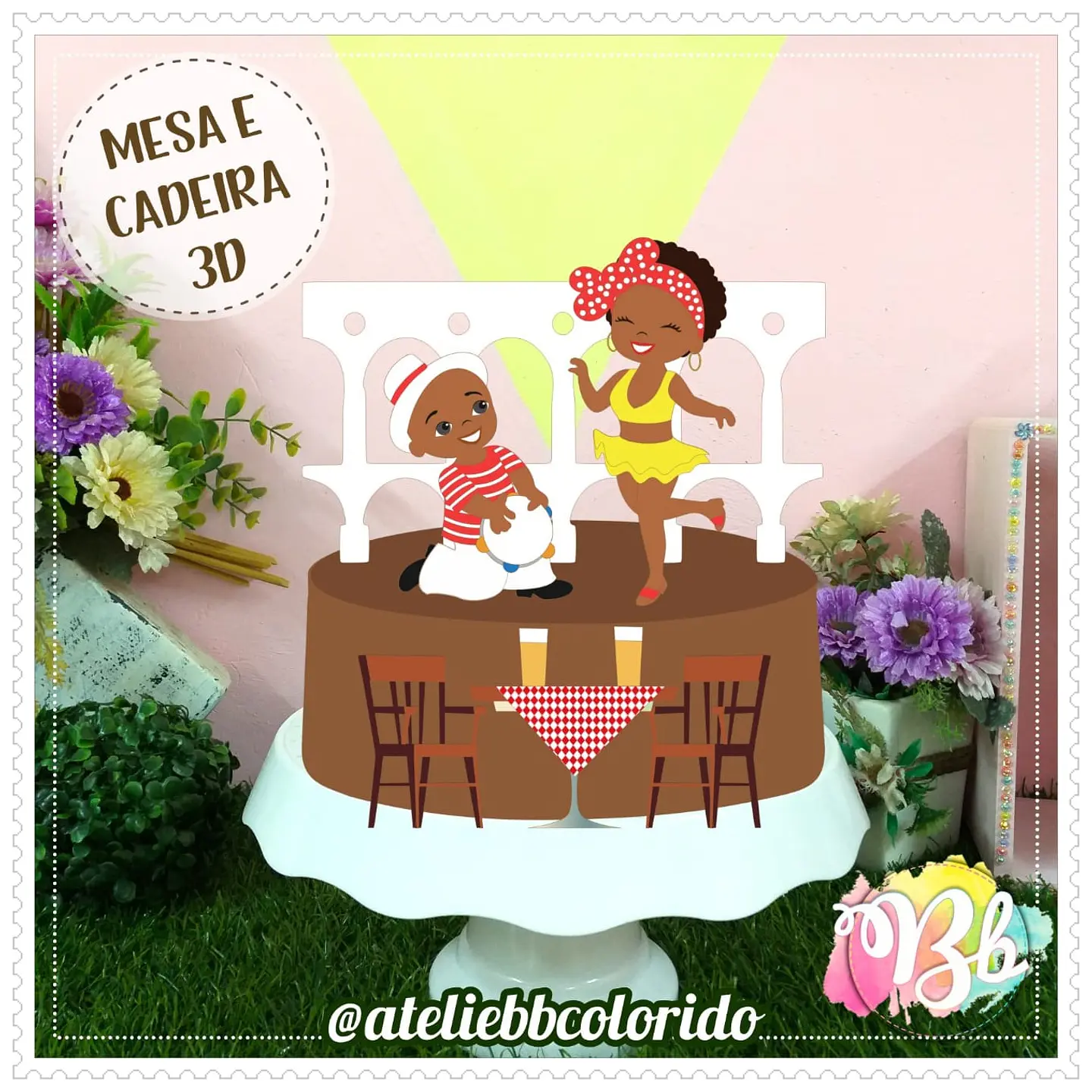 Arquivo de Corte Topo de Bolo Samba 2 1
