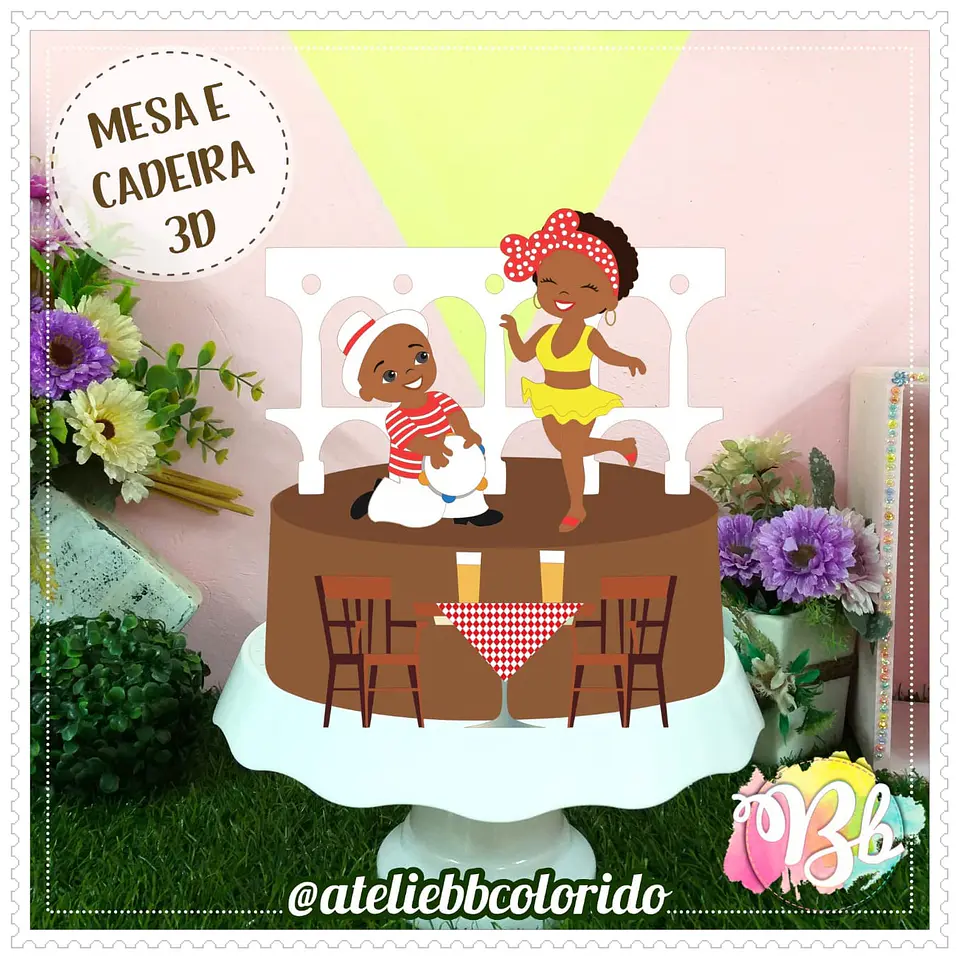 Arquivo de Corte Topo de Bolo Samba 2 1