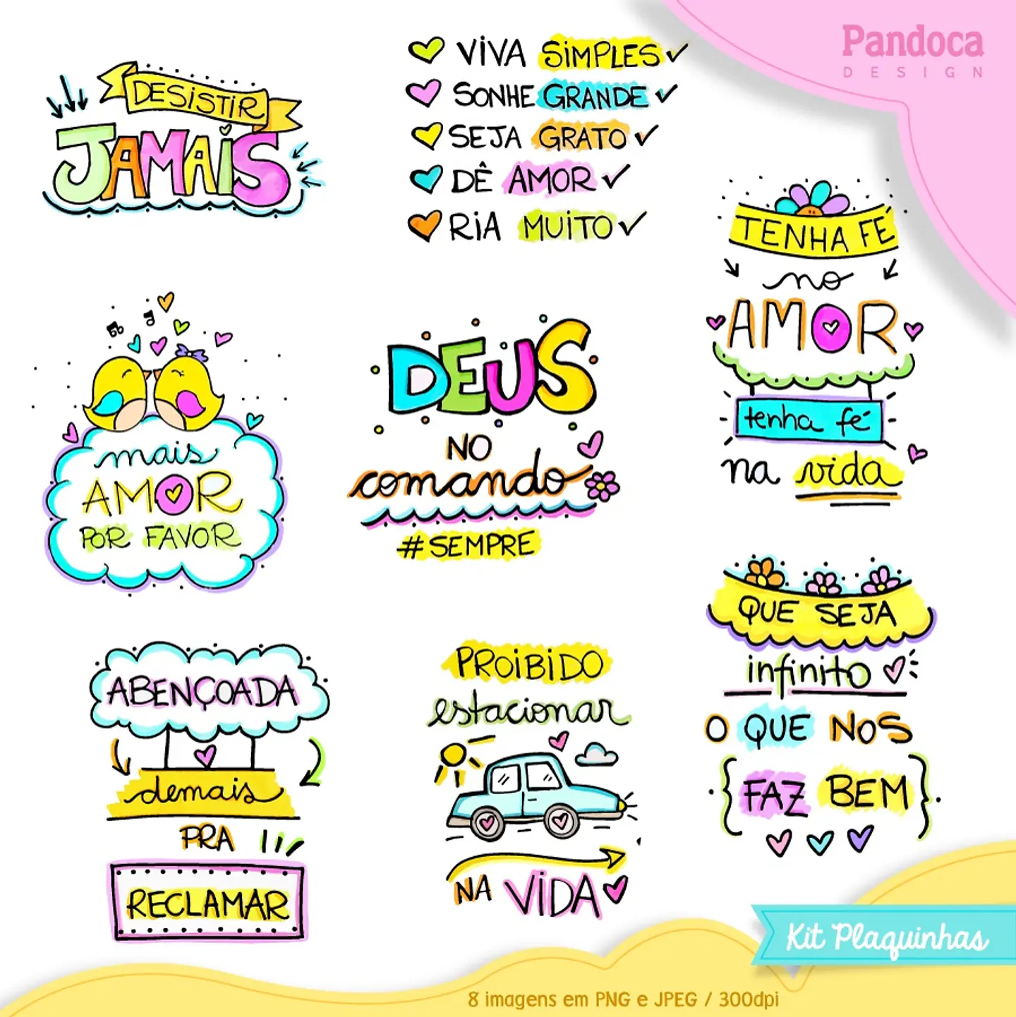 Kit Digital Plaquinhas 43 1